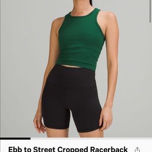 Ebb to Street cropped racer back